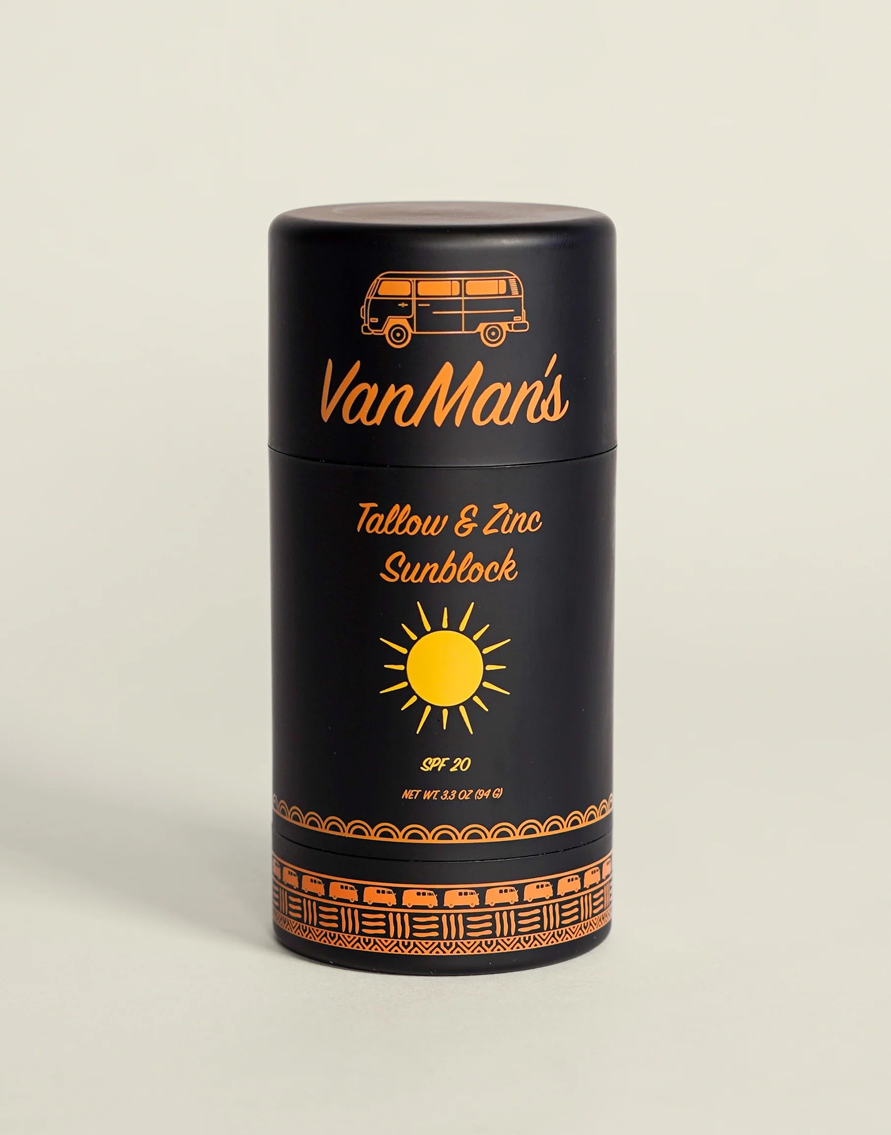 VanMan's Tallow & Zinc Sunscreen - 2 oz  