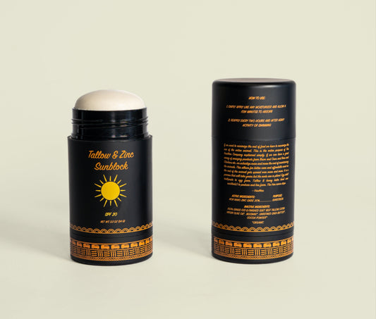 VanMan's Tallow & Zinc Sunscreen - 2 oz  